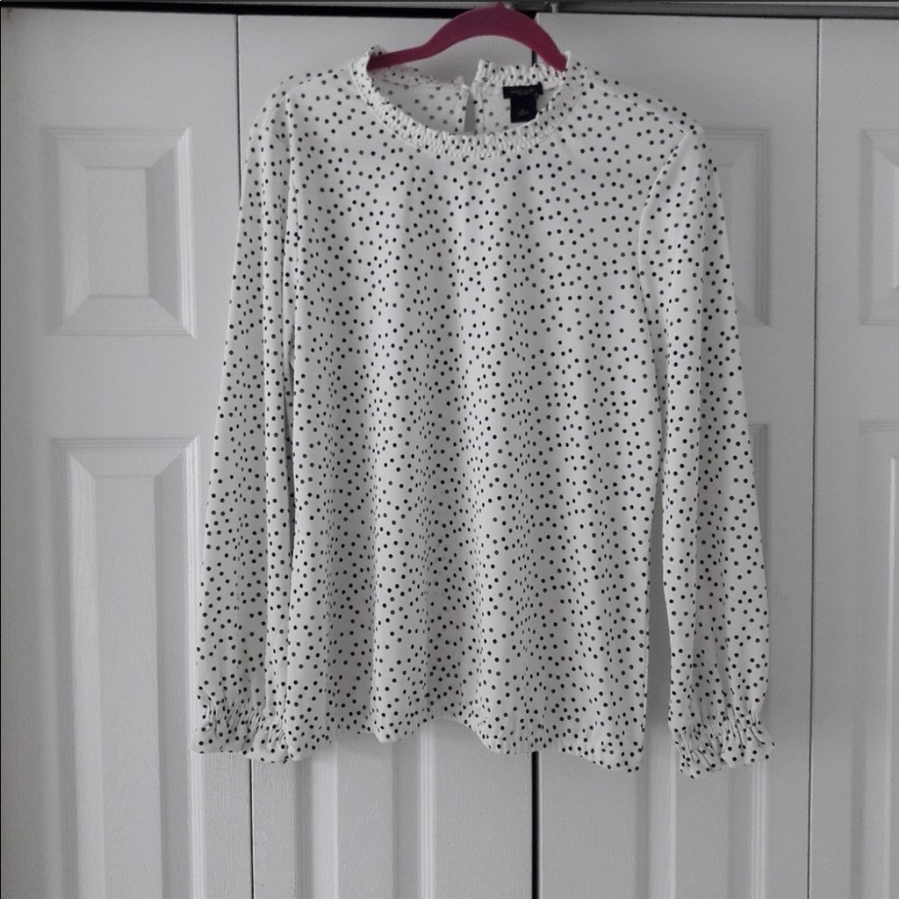 Ann Taylor Size 12 Polka Dot Blouse